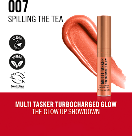 Tekoči osvetljevalec Multi-Tasker Turbocharged Glow, 007 Spilling The Tea RIMMEL LONDON