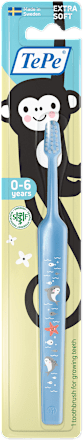 Otroška zobna ščetka Extra Soft, 0-6 let, več različic TePe