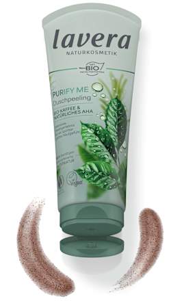 Duschpeeling PURIFY ME lavera NATURKOSMETIK