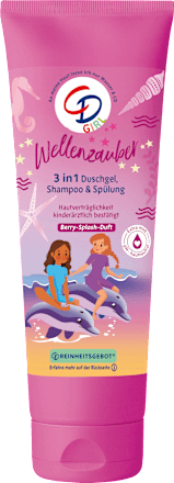 Kinder Duschgel, Shampoo & Spülung 3in1 Wellenzauber CD
