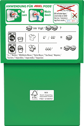 Universalwaschmittel Pods All in 1 Vorteilspack ARIEL