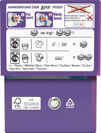 Colorwaschmittel Pods Blütentraum Lenor