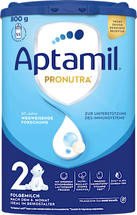 Folgemilch 2 Pronutra nach dem 6. Monat Aptamil
