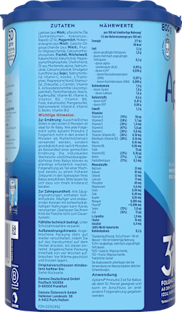 Folgemilch 3 Pronutra ab dem 10. Monat Aptamil