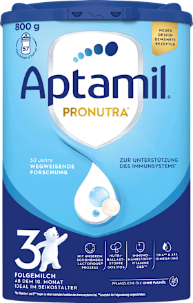 Folgemilch 3 Pronutra ab dem 10. Monat Aptamil