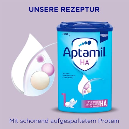 Anfangsmilch HA1 von Geburt an Aptamil