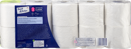 Toilettenpapier Classic 3-lagig Sanft&Sicher