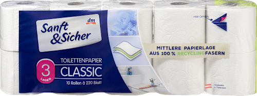 Toaletný papier Classic 10x220 Sanft&Sicher