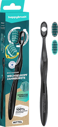 Zahnbürste Eco Change mit Aufsteckbürsten happybrush