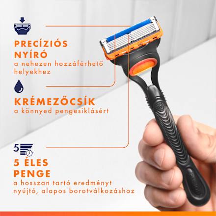 Férfi borotvabetét, Fusion5 Gillette