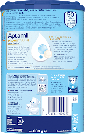Anfangsmilch Pre Pronutra von Geburt an Aptamil
