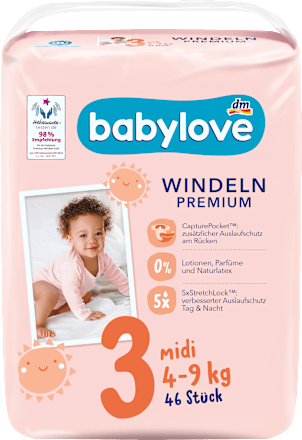 Scutece premium numărul 3 babylove