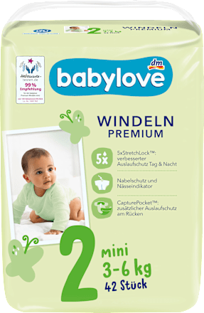 Premium plenice mini 2, 3-6 kg babylove