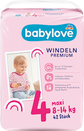 PREMIUM pelene - maxi, veličina 4 (8-14 kg) babylove