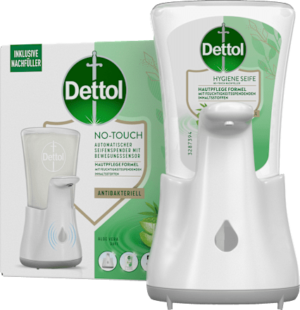 Seifenspender No-Touch + Nachfüllpack Dettol