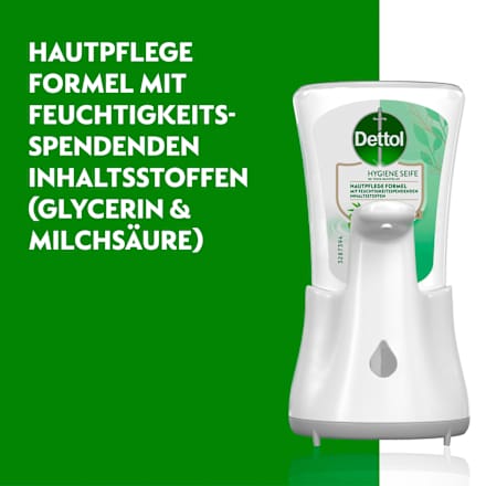 Seifenspender No-Touch + Nachfüllpack Dettol