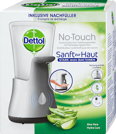 Seifenspender No-Touch + Nachfüllpack Dettol