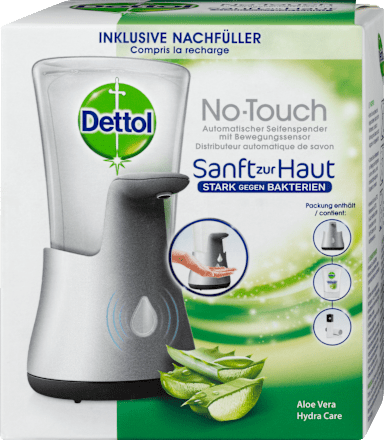 Seifenspender No-Touch + Nachfüllpack Dettol