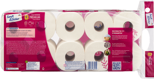 Toilettenpapier Premium 4-lagig Sanft&Sicher