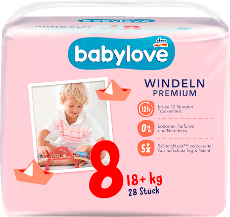 Premium pleny, velikost 8 babylove