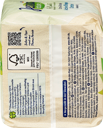 Assorbenti nature Pro Climate Active Shape ultra in cotone Jessa