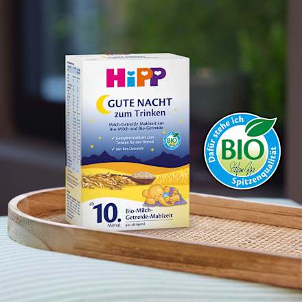 Getreidebrei Gute Nacht mit Milch ab dem 10.Monat HiPP