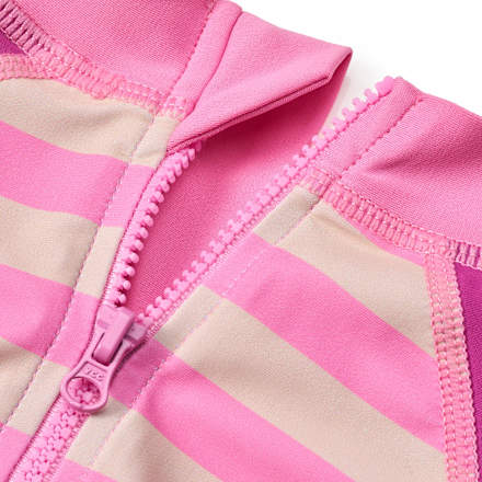 UV Badeoverall mit Tukan-Motiv, rosa, Gr. 98/104 PUSBLU