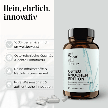 Osteo Knochen Edition Kapseln 60 St get your well being BY BIOGENA