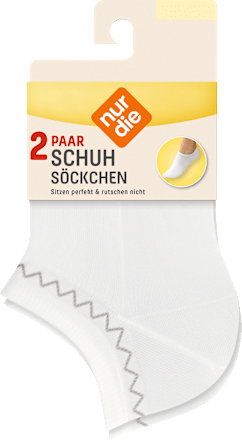 Schuhsöckchen weiß, Gr. 35-38 (2 Paar) nur die