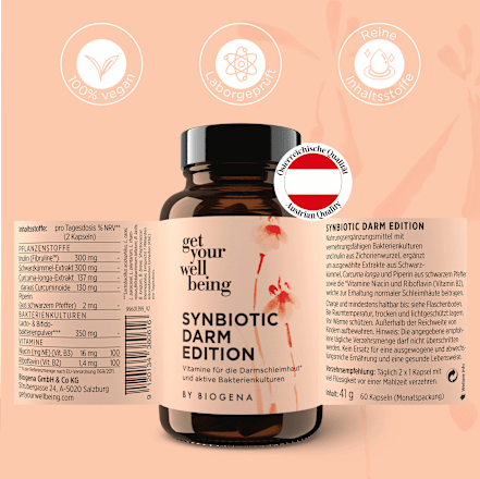 Synbiotic Darm Edition Kapseln 60 St get your well being BY BIOGENA