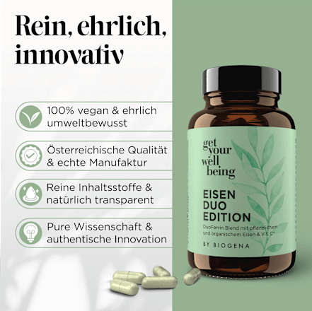 Eisen Duo Edition Kapseln 60 St get your well being BY BIOGENA