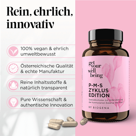 PMS Zyklus Edition Kapseln 60 St get your well being BY BIOGENA