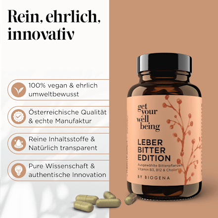 Leber Bitter Edition Kapseln 60 St get your well being BY BIOGENA