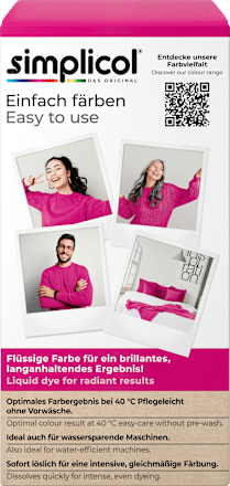 Textilfarbe intensiv Pink-Berry Simplicol