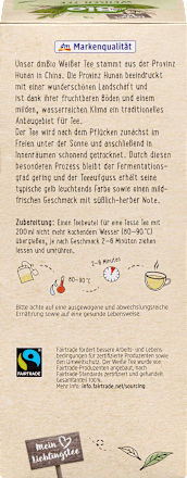 Weißer Tee (20 Beutel) dmBio