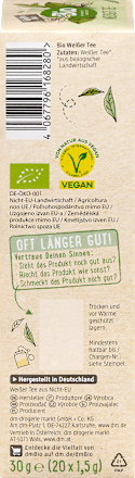 Weißer Tee (20 Beutel) dmBio