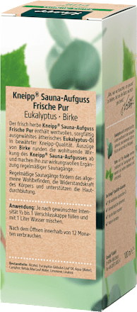 Sauna Aufguss Eukalyptus Birke Kneipp
