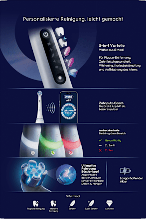 Elektrische Zahnbürste iO Series 5 Quite White Oral-B