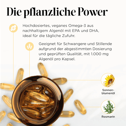 Kapseln Omega 3 Vegan Edition get your well being BY BIOGENA