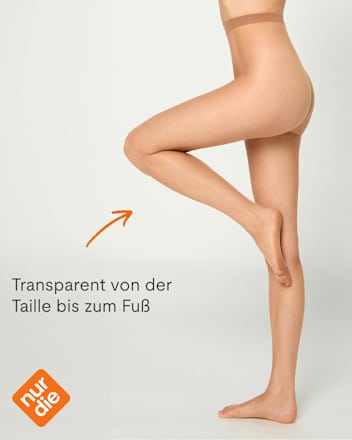 Strumpfhose mit Glow-Effekt amber Gr. 38/40, 15 DEN nur die