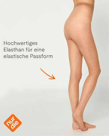 Strumpfhose mit Glow-Effekt amber Gr. 40/44, 15 DEN nur die