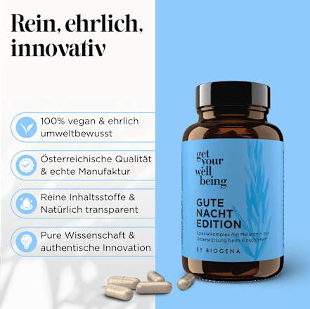 Gute Nacht Edition Kapseln 60 St get your well being BY BIOGENA
