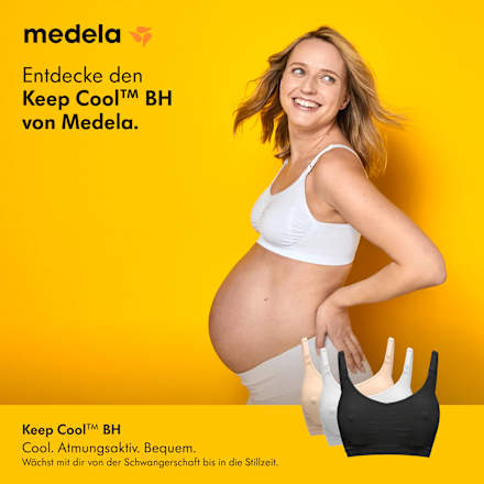 Schwangerschafts- und Still-BH Gr. M Keep Cool, weiß Medela