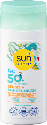 Sonnenmilch Kids sensitiv LSF 50+, Reisegröße SUNDANCE