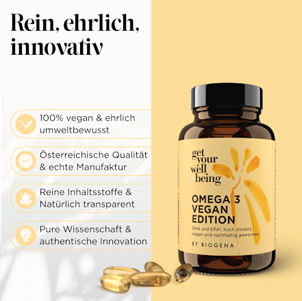 Omega 3 Vegan Edition Kapseln 30 St get your well being BY BIOGENA