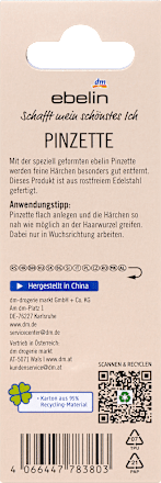 Pinzette gekrümmt ebelin