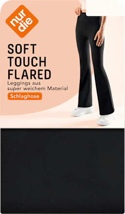 Leggings Flared Soft-Touch schwarz Gr. 44/46 nur die
