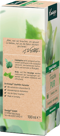 Sauna-Aufguss Frische pur Kneipp