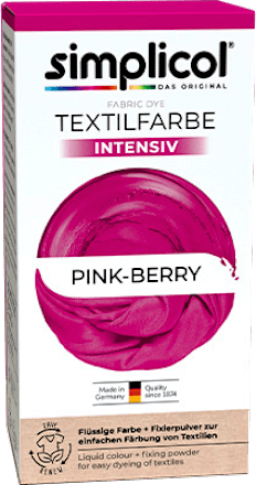 Flüssige Textilfarbe Pink-Berry Simplicol