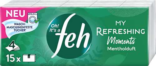 Taschentücher Menthol 4-lagig feh